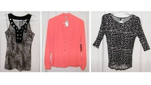 Animal / Paisley / Coral - 3/4 / Long Sleeve / Sleeveless Top / Shirt - S / 2 - Picture 1 of 7