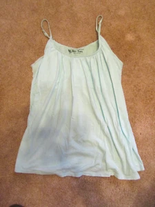 Victoria's Secret VS Aqua Blue Bra Top Size Medium Tank Camisole Top - Picture 1 of 6