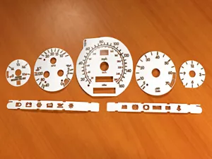 AMG Style White Gauge Face SD / SDL For 1991-1993 Mercedes W140 S Class - Picture 1 of 11