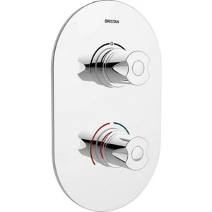 Bristan Artisan Concealed Shower Valve Diverter, Dual Handle, AR3 SHCDIV C - Picture 1 of 2
