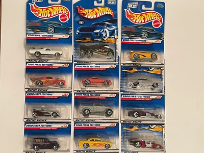 Vintage Hot Wheels ~2000 First Editions~ Lot of 12 Cars New On Card - Image 1 of 4