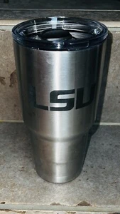 YETI Rambler 30oz Stainless Steel Magslider Lid **LSU Etched - Picture 1 of 4