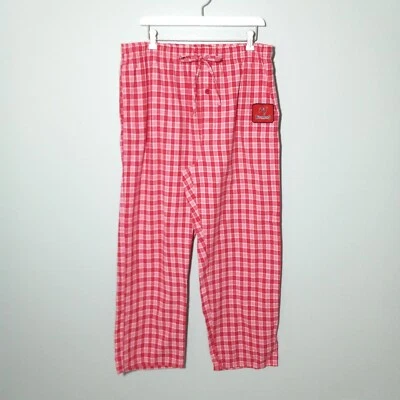 Pantalones de pijama NFL Buccaneers PJ talla grande, rojo blanco algodón a cuadros 29 entrepiernas en muy buen estado Foto 1 de 4