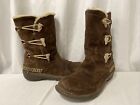 Ugg Australia Women's Boots Toggle Button Brown Size 7/eur 38/uk 5.5..….x130