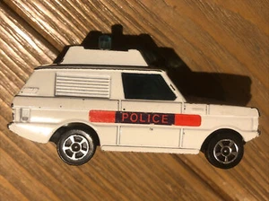Corgi Juniors Police Range Rover Diecast Model White 1976 Vintage Unboxed - Picture 1 of 7