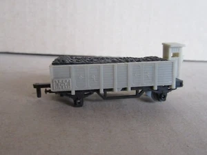 B755 Vintage Rail Route Frankreich Waggon Kipper Kohle Bremserhaus Grau 1:143 - Bild 1 von 7