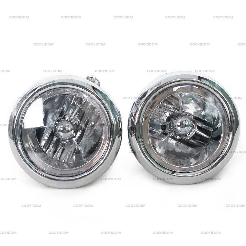 Pair Front Bumper Fog Light Fog Lamp With Bulbs For HYUNDAI SANTA FE 2001-2006 Foto 1 de 4