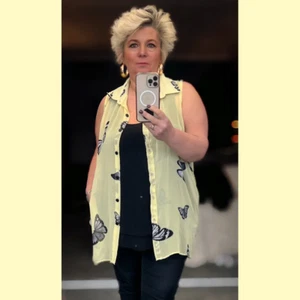DAMEN ÄRMELLOSES BLUSE CHIFFON SHIRT ÜBERGRÖSSE SOMMER TOP - Bild 1 von 11