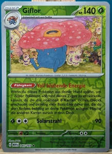 POKEMON - 151 - Giflor - 045/165 - REVERSE HOLO - deutsch - Bild 1 von 1