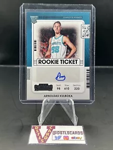 21/22 Panini Contenders - ARNOLDAS KULBOKA ROOKIE TICKET AUTO #154 - Bild 1 von 3