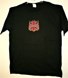 T-shirt vintage West Coast pompiere motociclista pompiere nuova taglia XL NOS originale 2003 - Foto 1 di 5