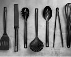Chef Aid Black Nylon Utensil Pack - 7 piece Set [Can split to smaller sets]