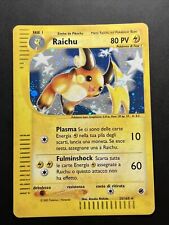 Pokemon Raichu 25/165 Rare Holo Foil Expedition Set Base Ita Old Vintage