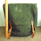 Old+used+Forest+Service+Canvas+Field%2FFire+Fighting+Backpack+with+leather+straps