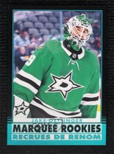 2020 Upper Deck O-Pee-Chee Retro Update Black 39/100 Jake Oettinger Rookie RC