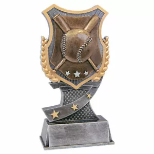 7" Baseball/Softball Shield Series Trophy Personalized Free - Bild 1 von 2