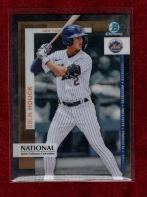 COLIN HOUCK 2024 BOWMAN NATIONAL CONVENTION PROSPECT CARD NEW YORK METS - Image 1 of 2