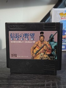 Nobunaga no Yabou Busho Fuunroku NES Famicom Japan CARTRIDGE ONLY CLEANED TESTED