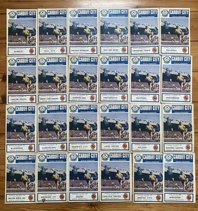 1971/72 x 24 - Cardiff Home Football Programmes - FREE UK Postage - Picture 1 of 1