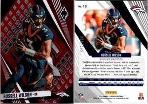 2023 Panini Phoenix - Russell Wilson #18 Red /199 - Picture 1 of 1