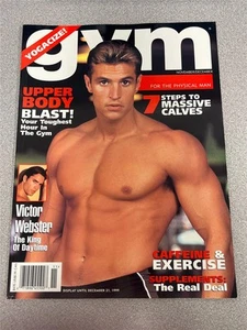 GYM bodybuilding muscle fitness workout magazine VICTOR WEBSTER 12-99 - Picture 1 of 11
