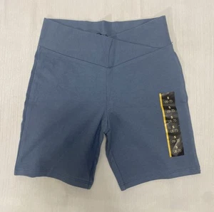 Art Class - Girls Blue Biker Shorts - S (6/7) - Picture 1 of 4