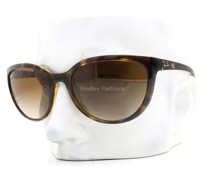 Óculos de sol Ray-Ban Emma RB 4167 710/13 marrom claro Havana 59mm com estojo - Imagem 1 de 4