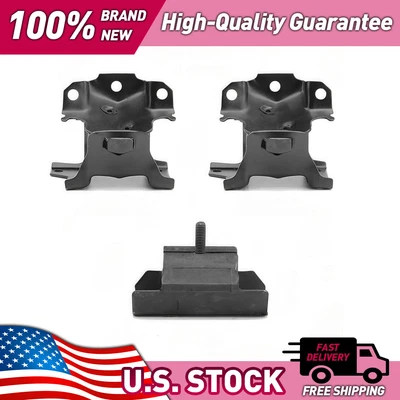 Engine Motor Mount Kit for Chevrolet Silverado 3500 Classic 2007 8.1L V8 - Image 1 of 4