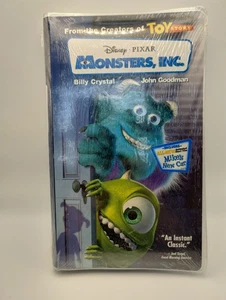 Neu versiegelt Disney Pixar MONSTERS INC. VHS Clamshell - Bild 1 von 4
