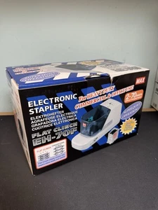 MAX MaxUSA EH-70F Electronic Stapler Commercial Rare Discontinued NO STAPLES - Picture 1 of 8