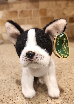 The Bearington Collection The Boston Bulldog Lil Oliver Realistic Plush 8" - Image 1 of 4