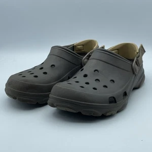 Crocs Classic Comfort All Terrain Clogs Brown Mocha Men’s 10 W12 - Picture 1 of 10