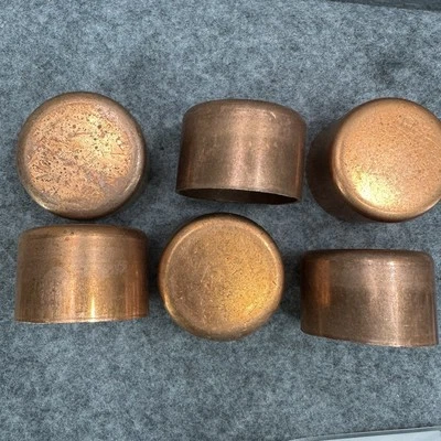 Nibco C617 2 Wrot Copper Cap 2" Tube Size Lot of 6 New Not Used - Image 1 of 4