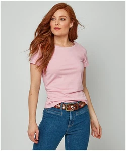 Joe Browns Women's Basic 100% Cotton Crew Neck T-Shirt - Picture 1 of 18