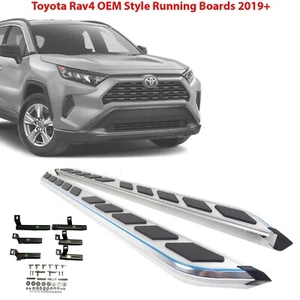 Für Toyota RAV4 2019-2024 2 Stck. OEM Stil feste Trittbretter Trittbretter Paar UK - Bild 1 von 9