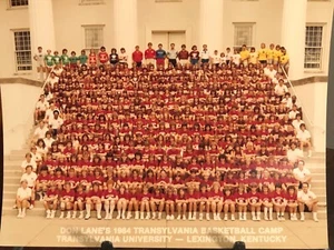 VTG 1984 TRANSYLVANIA University Don Lane's Girls Basketball Camp Group Photo - Picture 1 of 16