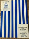 KILMARNOCK HOME programmes 1960s, 1970s and 1980s choose from list