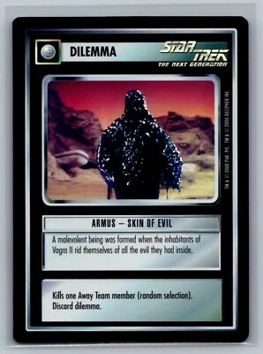 Star Trek CCG Armus Skin Of Evil PROMO Foil TCG READ Decipher Reflections - Image 1 of 2