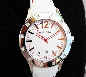 Genuine Pandora Watch Imagine Grand Silver/White with Diamond Bezel - 811007WH - Picture 1 of 2