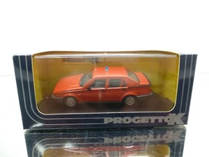 PROGETTO K PK196 ALFA ROMEO 75 1800 IE - VIGILI del FUOCO - RED 1:43 GOOD IN BOX - Picture 1 of 8
