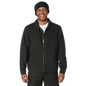 Rothco Lightweight Canvas Work Jacket - Black - Picture 1 of 6