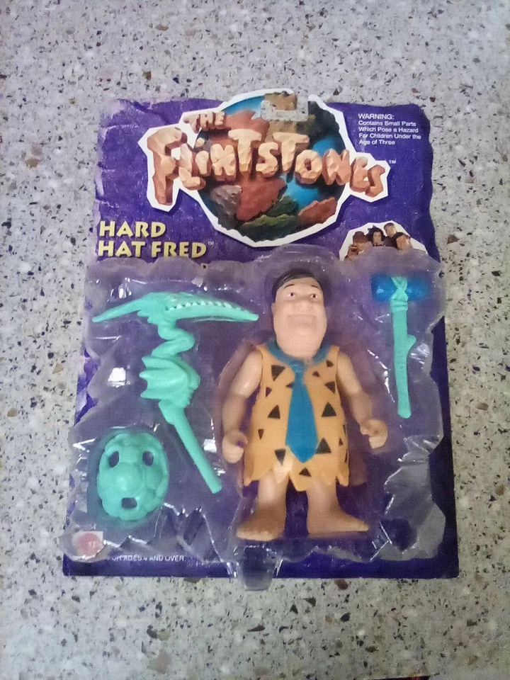The Flintstones Hard Hat Fred Action Figure Mattel 1993