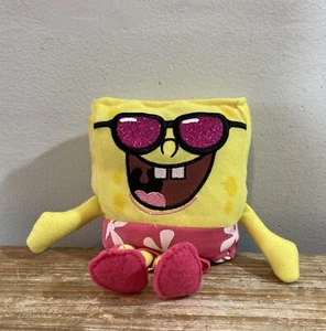NICKELODEON SPONGEBOB SQUARE PANTS 10” Pink Sunglasses Movie Plush FREE SHIPPING - Picture 1 of 2