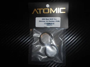 Atomic 1/28 scale RC Car Part No DRZUP12 DRZ Rear drift tyre Narrow 3.0 camber - Picture 1 of 1