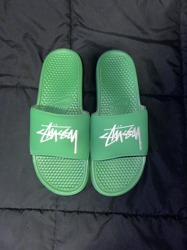 SANDALI SANDALI UOMO NIKE X STUSSY BENASSI VERDE PINO VELA TG 13 [DC5239 300]