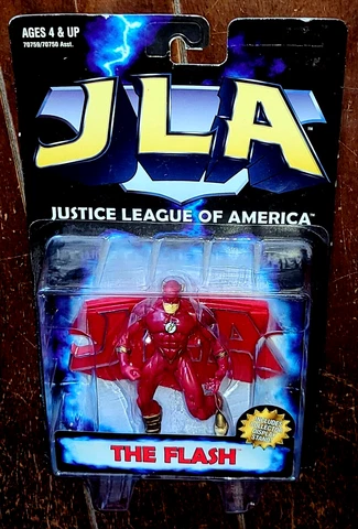 DC Justice League of America: THE FLASH w/Collector Display Stand Figure! Cover