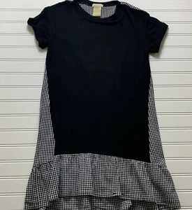 Girl's Kids Dress Short Sleeve Size Large Black and Gray Pre-owned - Picture 1 of 8