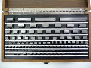 NEW! STARRETT 112/gr0 Steel metric rect.Gage Gauge Block Set Slip Gage _RS112MA1 - Picture 1 of 10