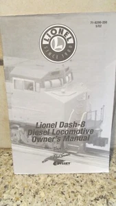 Lionel Dash-8 Diesel Locomotive Owner's Manual - Picture 1 of 3