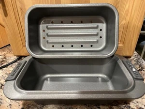 Anolon  Bakeware Nonstick Steel Loaf Pans 450°F (2 Pieces) Freezer Safe - Picture 1 of 2